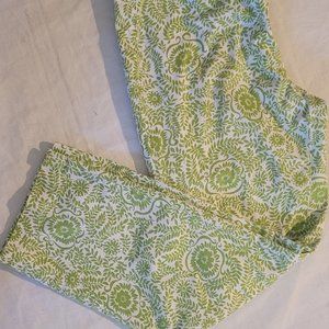 Willi Smith printed ankle pants